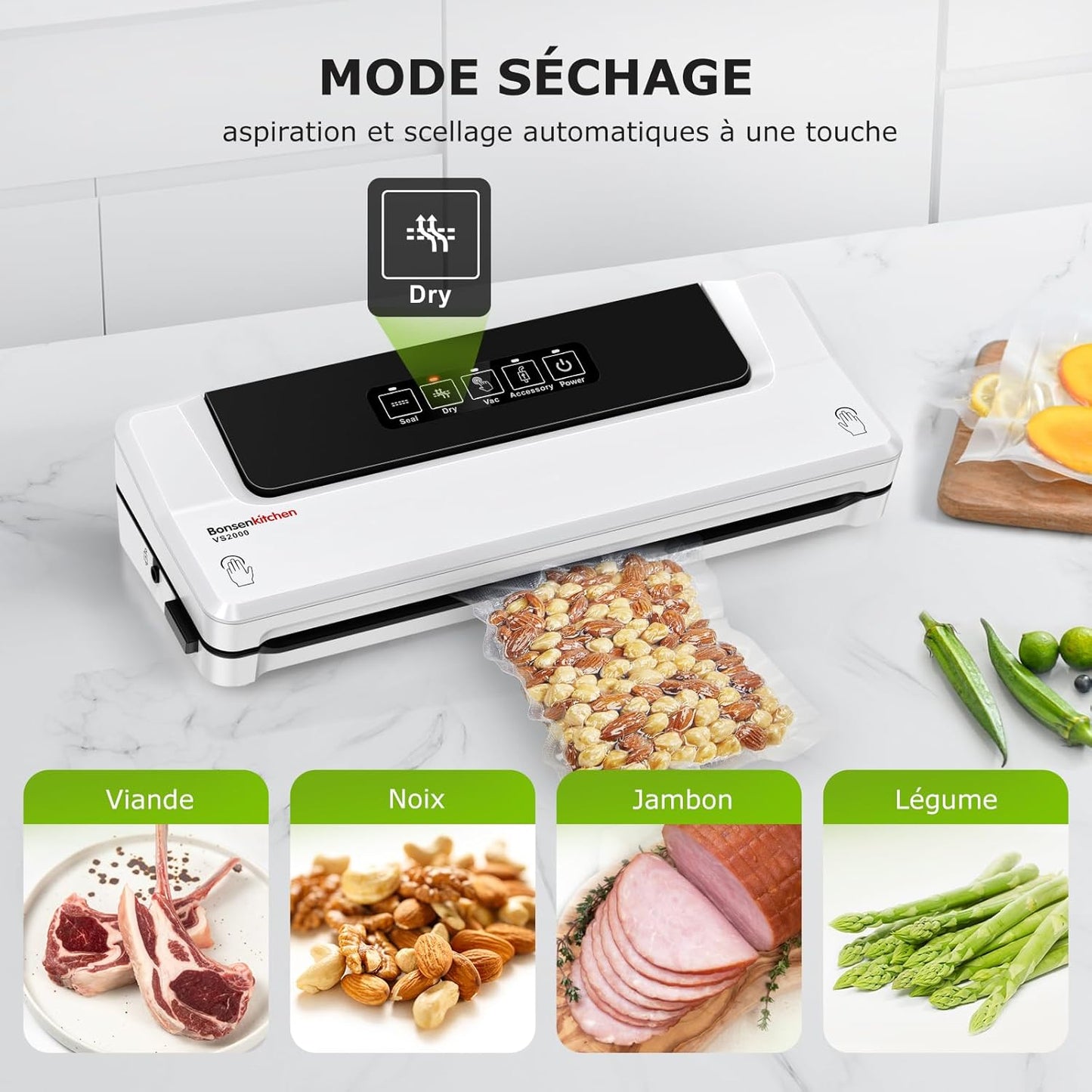 Machine Sous Vide Alimentaire 4 en 1